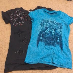 Graphic Tees size L and S